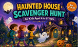 Haunted House Scavenger Hunt Printable – Kids Treasure Hunt PDF (Ages 4–8)