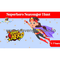 Superhero -Scavenger -Hunt-Peaktreasurehunt