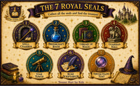 Wizard School Scavenger Hunt Printable – Kids Magical Treasure Hunt PDF