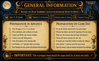 Vampire Castle Scavenger Hunt Printable