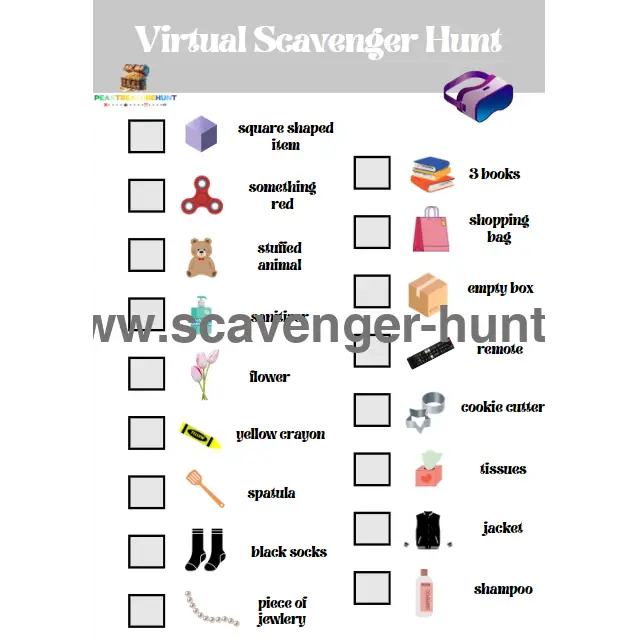 Virtual Scavenger Hunt - Free - Peaktreasurehunt