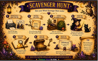 Witch Scavenger Hunt for Kids (4–9) – Printable Magical Treasure Hunt PDF