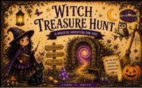 Witch Scavenger Hunt for Kids (4–9) – Printable Magical Treasure Hunt PDF