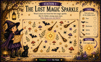 Witch Scavenger Hunt for Kids (4–9) – Printable Magical Treasure Hunt PDF
