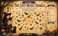 Witch Scavenger Hunt for Kids (4–9) – Printable Magical Treasure Hunt PDF