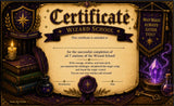 Wizard School Scavenger Hunt Printable – Kids Magical Treasure Hunt PDF